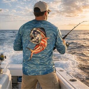 Spicy Tuna Coastal Outfitter Long Sleeve Men’s Fishing Shirt